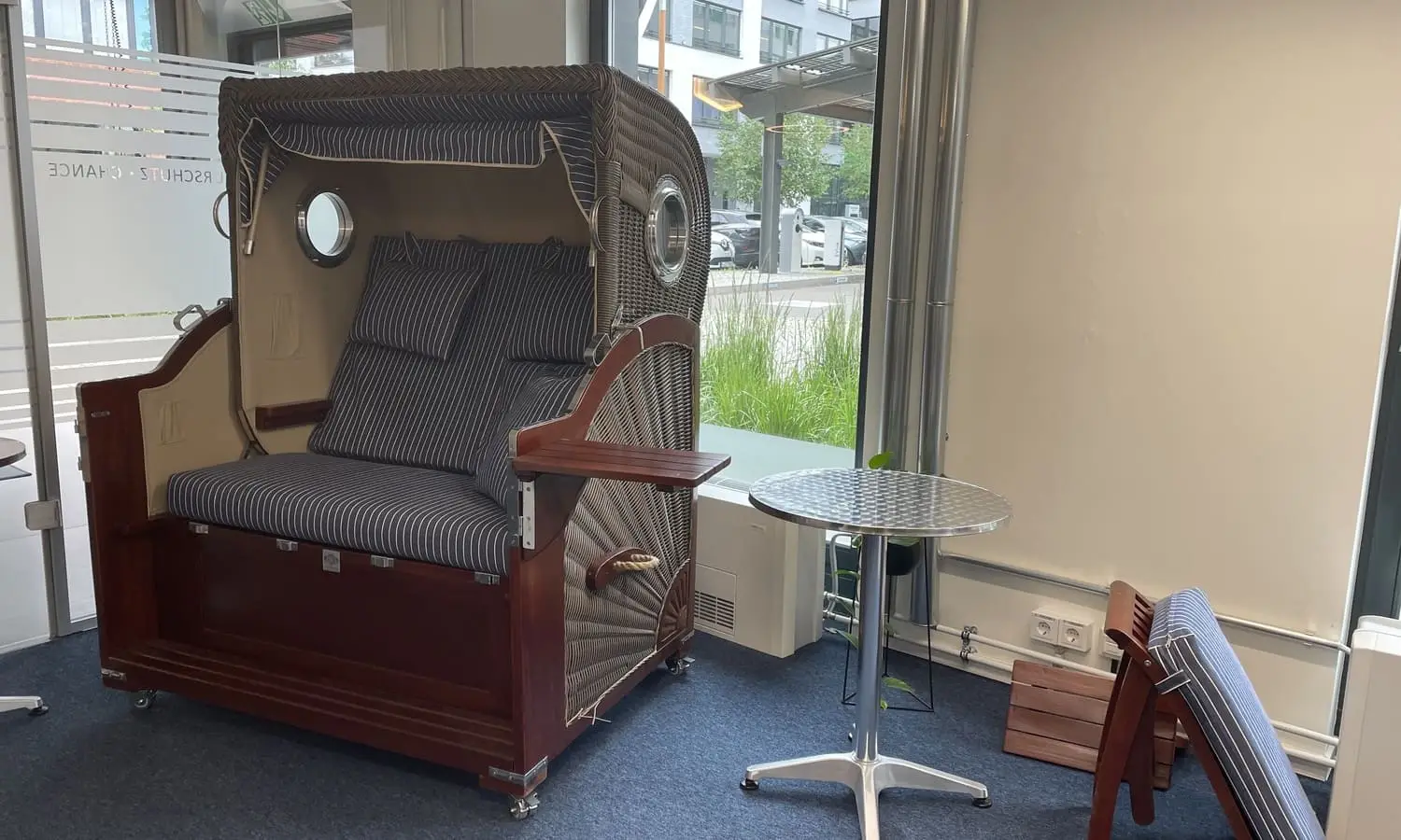 Strandkorb im Büro