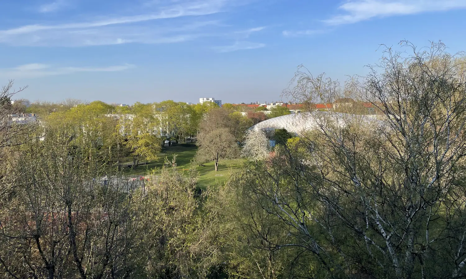 Blick vom Balkon